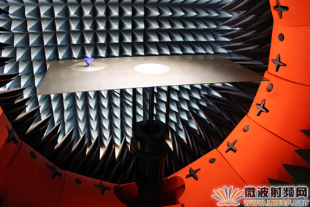 長方形接地板驗證結構-測量MVG StarLab 18 GHz 中的 SMC2200單極錐天線
