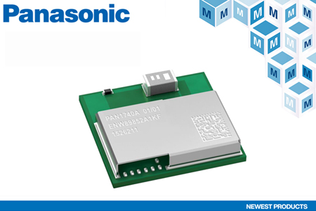Panasonic PAN1740A BLE模塊在貿(mào)澤開售支持語音指令和動(dòng)作識別